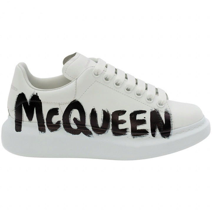 Alexander McQueen Graffiti White Black